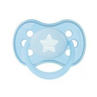 CANPOL BABIES Smoczek uspokajający 6-18m Niebieski 22/417
