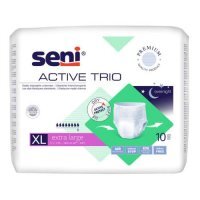 SENI ACTIVE TRIO X-LARGE Elastyczne majtki chłonne, 10 szt.