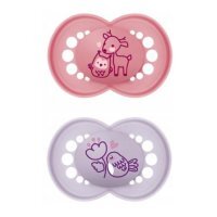 MAM Original Smoczek ortodontyczny 16m+ Planet Love Girl, 2szt.