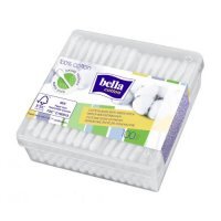 BELLA COTTON Patyczki papierowe (pudełko kwadratowe), 100szt.