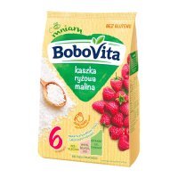 BoboVita Kaszka ryżowa Malina po 6. miesiącu, 180 g