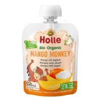 HOLLE Bio Organic Mus owocowy z jogurtem mango, 85g