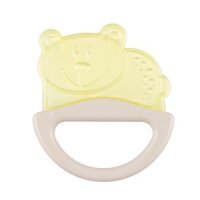 CANPOL BABIES Gryzak elastyczny z grzechotką żółty niedźwiedź 13/107, 1szt.