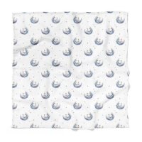 Bocioland Pieluszka bambusowa Śpiące liski 75 x 75 cm, 1 szt.