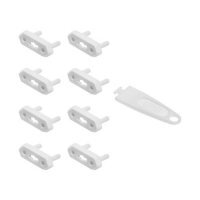 BOCIOLAND Zabezpieczenie do gniazdka, 8 sztuk