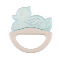 CANPOL BABIES Gryzak elastyczny z grzechotką niebieska kaczka 13/107, 1szt.