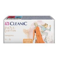Cleanic Pure Cotton Super Tampony, 16 szt.