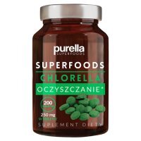 Purella Chlorella Oczyszczanie, 200 tabl.