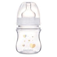 CANPOL BABIES Butelka Antykolkowa 0m+ Beżowe Serca - 120ml 35/216