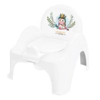TEGA BABY Nocnik krzesełko z pozytywką DZIKI ZACHÓD biały - jednorożec, 1szt.