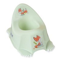 TEGA BABY Nocnik antypoślizgowy z pozytywką LEŚNA OPOWIEŚĆ jasnozielony, 1 szt.