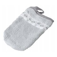 TEGA BABY Rękawica do kąpieli SOWA szara, 1 szt.