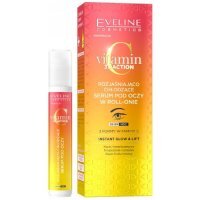 EVELINE Vitamin C 3x Action Rozjaśniająco-chłodzące serum pod oczy roll-on, 15ml