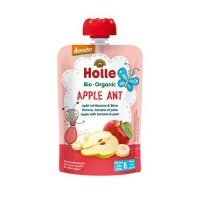 HOLLE Bio Organic Mus owocowy jabłko, banan i gruszka, 100g