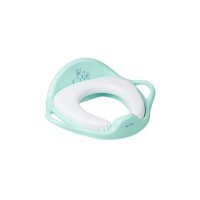 TEGA BABY Nakładka sedesowa dla dziecka miękka KRÓLICZKI zielona, 1 sztuka