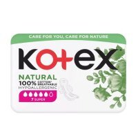 KOTEX Natural super podpaski, 7szt.
