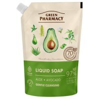Green Pharmacy Aloes i Awokado Mydło w płynie (zapas), 460 ml