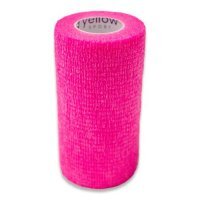 YellowBAND Bandaż kohezyjny 10cm x 4,5m różowy