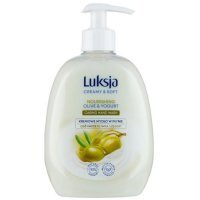 LUKSJA Creamy & Soft Kremowe mydło w płynie Oliwka i Jogurt, 500ml