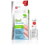 EVELINE Nail Therapy Odżywka do paznokci Total Action 8w1 Sensitive, 12ml