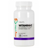 Witamina C MyVita z bioflawonoidami i dziką różą, 100 tabl.