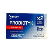 Novativ Probiotyk + Prebiotyk 5mld bakterii, 20 kaps.