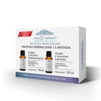 Optima Natura Zestaw oils&therapy Olejek z drzewa herbacianego, 10 ml + Olejek z kwiatów lawendy, 10 ml