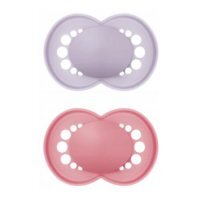 MAM Smoczek uspokajający silikonowy Original 16m+ Mat girl, 2szt.