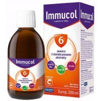 IMMUCOL 6 z tragankiem syrop 200 ml
