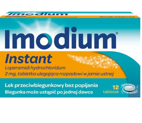 IMODIUM INSTANT 12 tabletek
