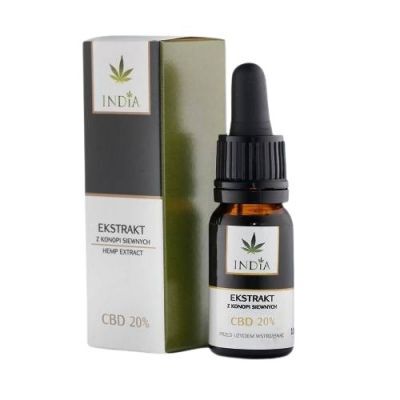 INDIA Ekstrakt z konopi siewnych CBD 20%, 10 ml