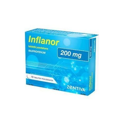 Inflanor 200 mg, 10 tabletek KRÓTKA DATA 31.05.2026