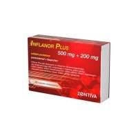 INFLANOR PLUS 200 mg + 500 mg 20 tabletek
