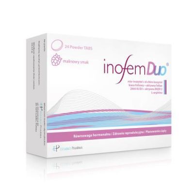 Inofem Duo, 24tabl. - równowaga hormonalna i planowanie ciąży dla kobiet