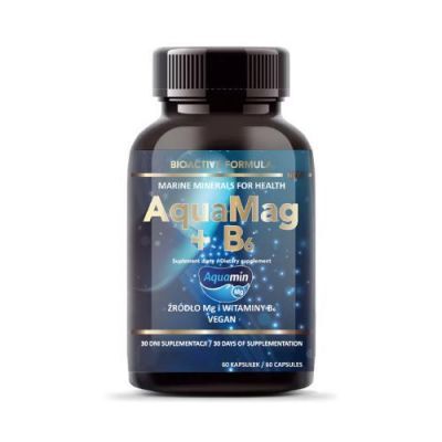 INTENSON AquaMag + B6, 60 kapsułek KRÓTKA DATA 28.02.2026