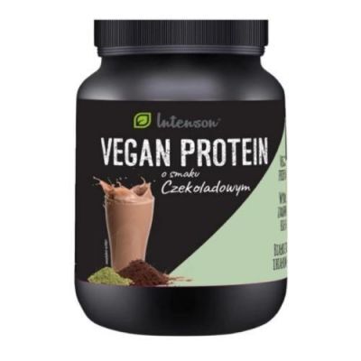 Intenson Białko Vegan protein o smaku czekoladowym, 600g KRÓTKA DATA 30.09.2026