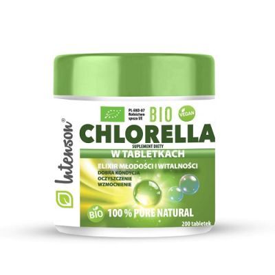 INTENSON Bio Chlorella 100% 200 tabletek