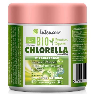 INTENSON Bio Chlorella tabletki 100 g