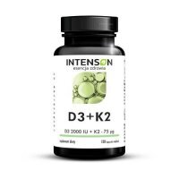 INTENSON D3 + K2, 120 kapsułek