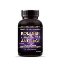 INTENSON Kolagen + hialuron + wit C ANTI-AGE 90 tabletek (45g) + INTENSON Collagen 10g