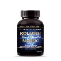 INTENSON Kolagen morski + witamina C + hialuron 60 tabletek