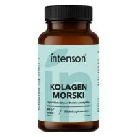 INTENSON Kolagen morski + witamina C + kwas hialuronowy, 90 tabl.