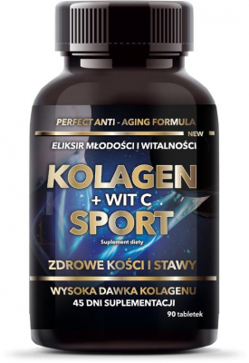 INTENSON Kolagen + wit C Sport 90 tabletek (45g)