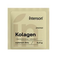 Intenson Kolagen + witamina C + kwas hialuronowy smak ananasowy, 11,5 g