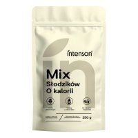 Intenson Mix słodzików: erytrytol, ksylitol, stewia, 250 g