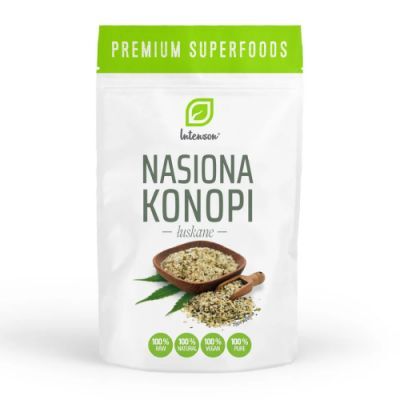 INTENSON Nasiona konopi łuskane, 250g