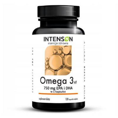 INTENSON Omega-3 xt 500mg EPA + 250mg DHA 120 kapsułek