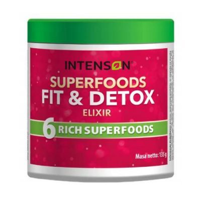 INTENSON Superfoods Fit & Detox Slimming Elixir Koktajl błonnikowy, 135 g