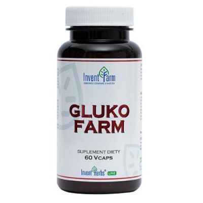 Invent Farm Gluko Farm, 60 kaps. KRÓTKA DATA 31.07.2026