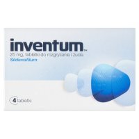 Inventum 25 mg, 4 tabletki do rozgryzania i żucia